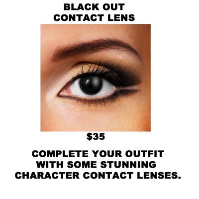 BLACK OUT CONTACT LENS