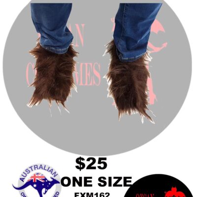 WEREWOLF HAIRY FOOT COVERS