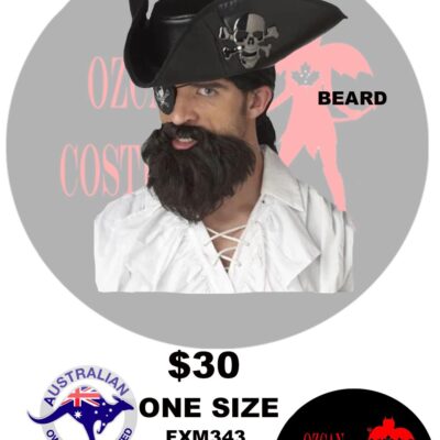 COSTUME BEARD BROWN