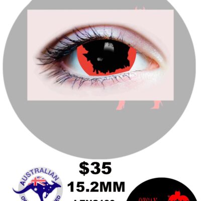 RED WITCH MINI SCLERA CONTACT LENS