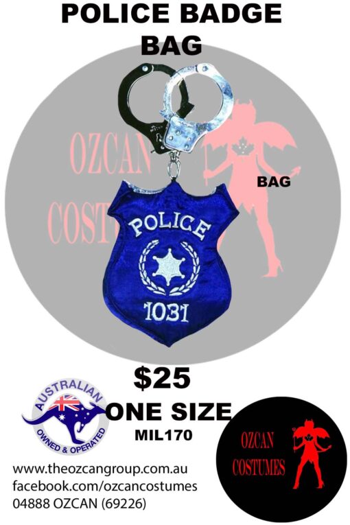 POLICE BADGE BAG