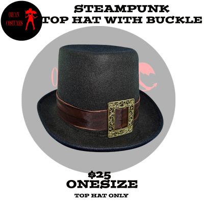 STEAMPUNK HAT WITH BUCKLE