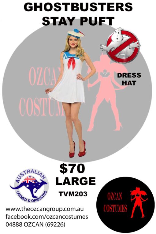 GHOSTBUSTERS STAY PUFT DRESS L